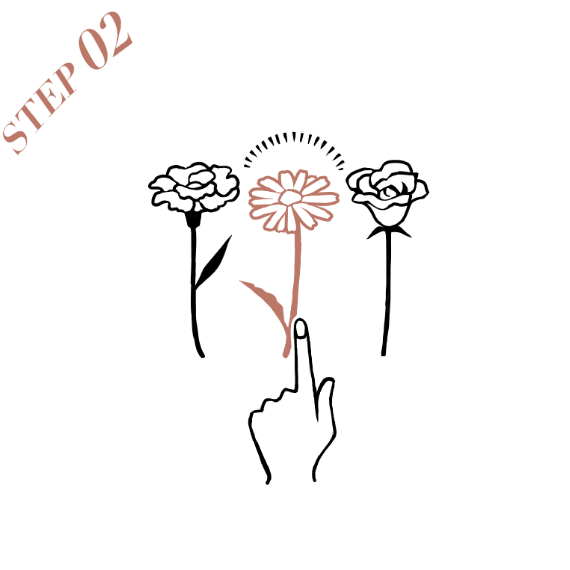 STEP02 花を選ぶ