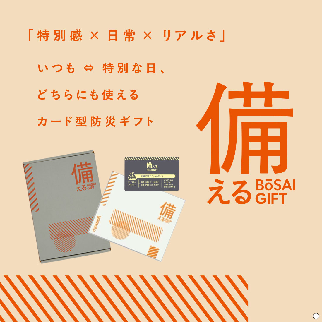 防災カタログ 商品説明